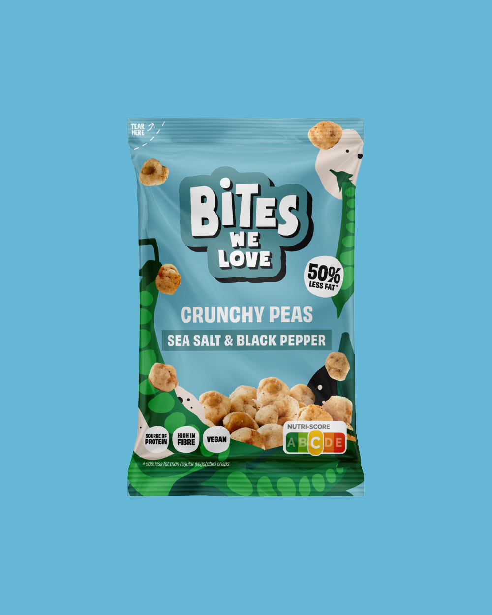 Crunchy Peas Sea Salt & Black Pepper 12*30g