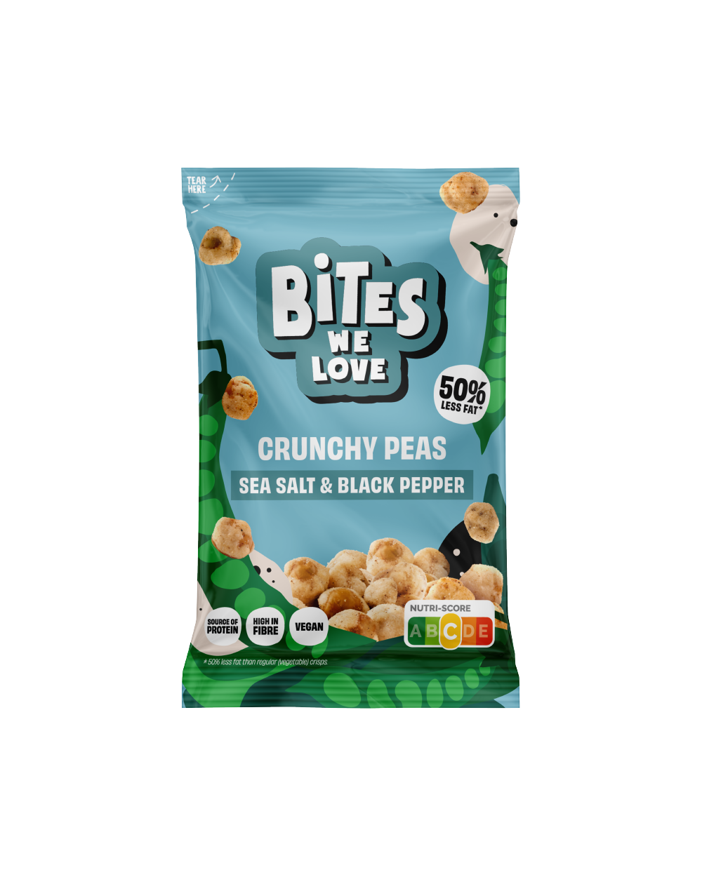 Crunchy Peas Sea Salt & Black Pepper 12*30g