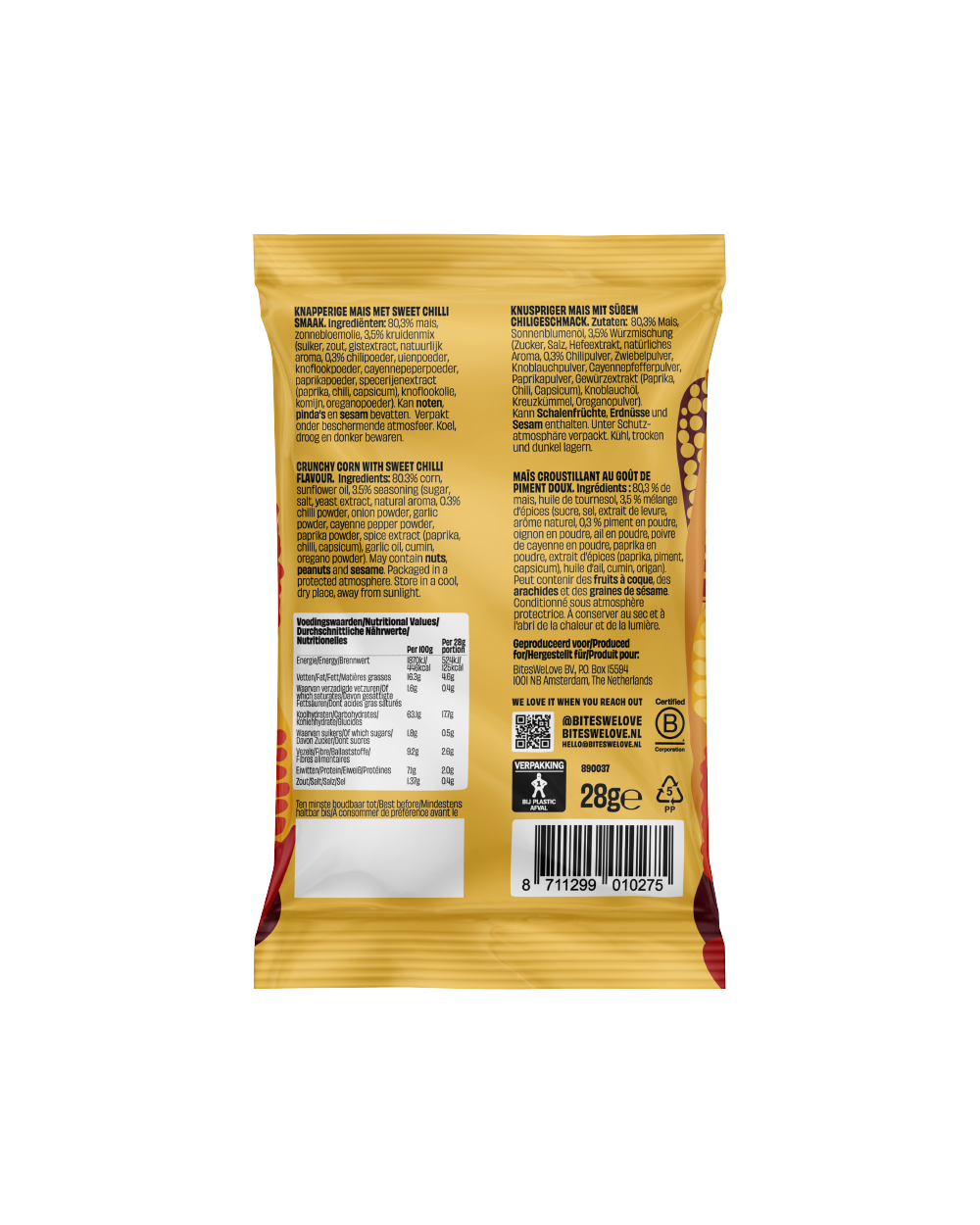 Crunchy Corn Sweet Chilli 12*28g