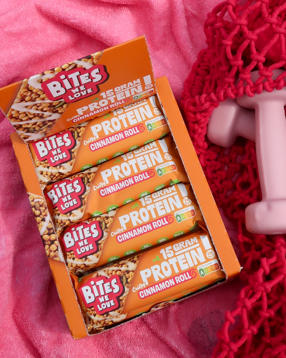 Protein Bar Cinnamon Roll Display Box 12*50g