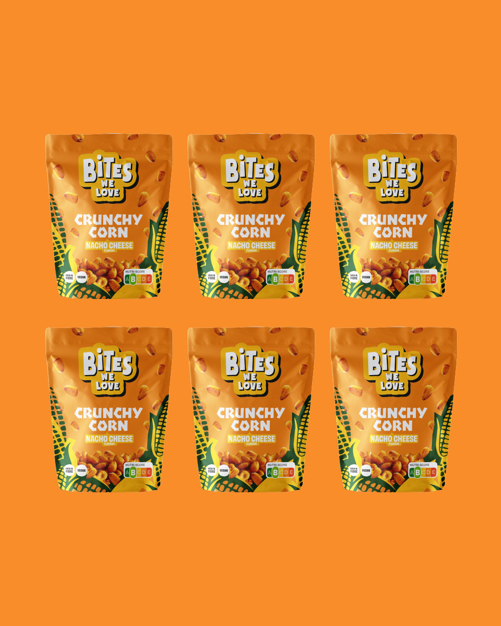Crunchy Corn Nacho Cheese 100g