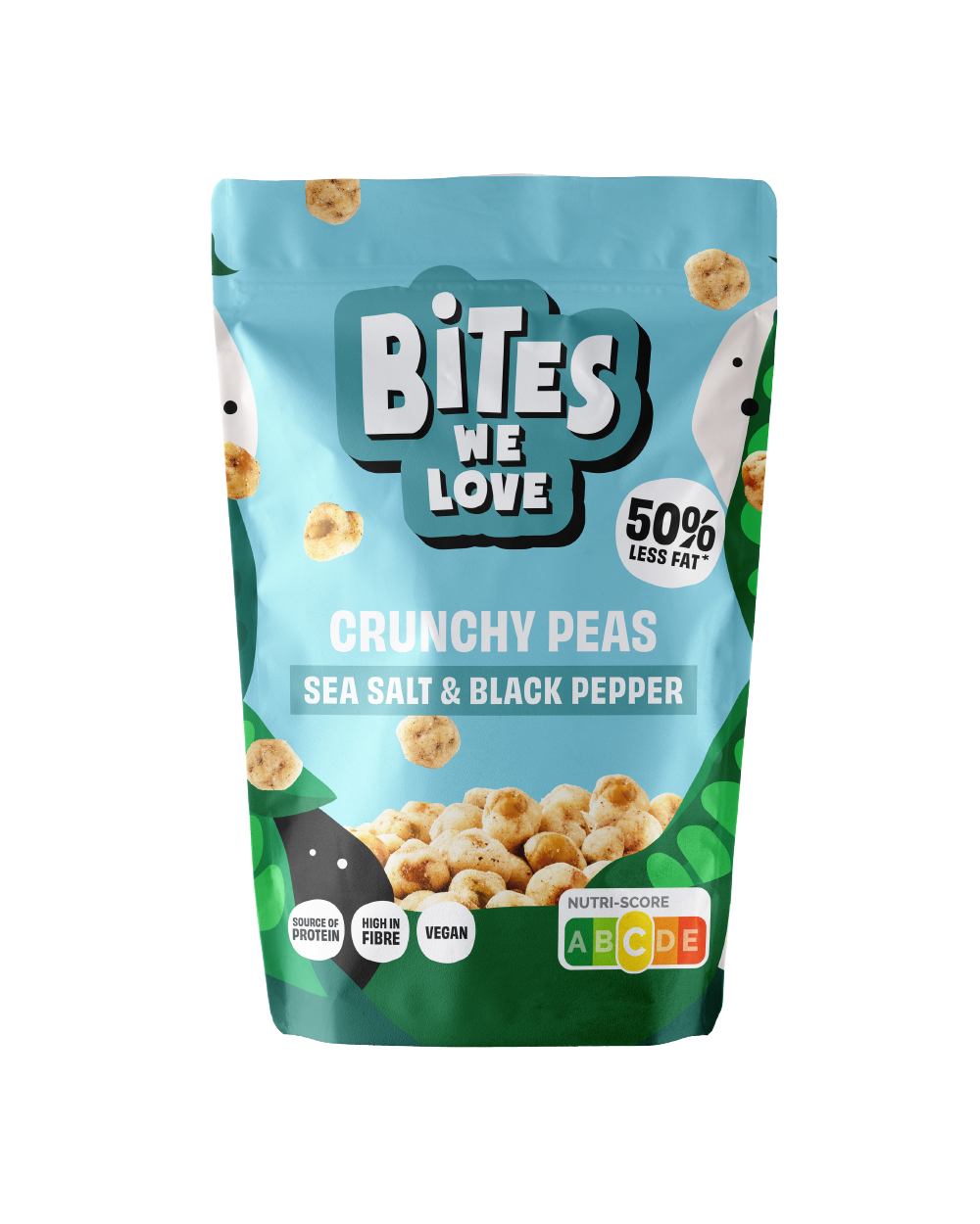 Crunchy Peas Sea Salt & Black Pepper 6*100g