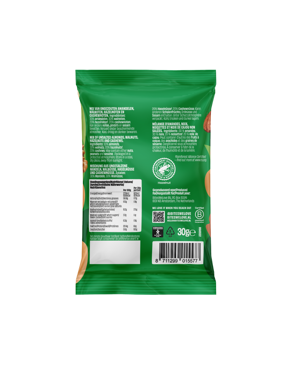 Mixed Nuts Unsalted 12*30g