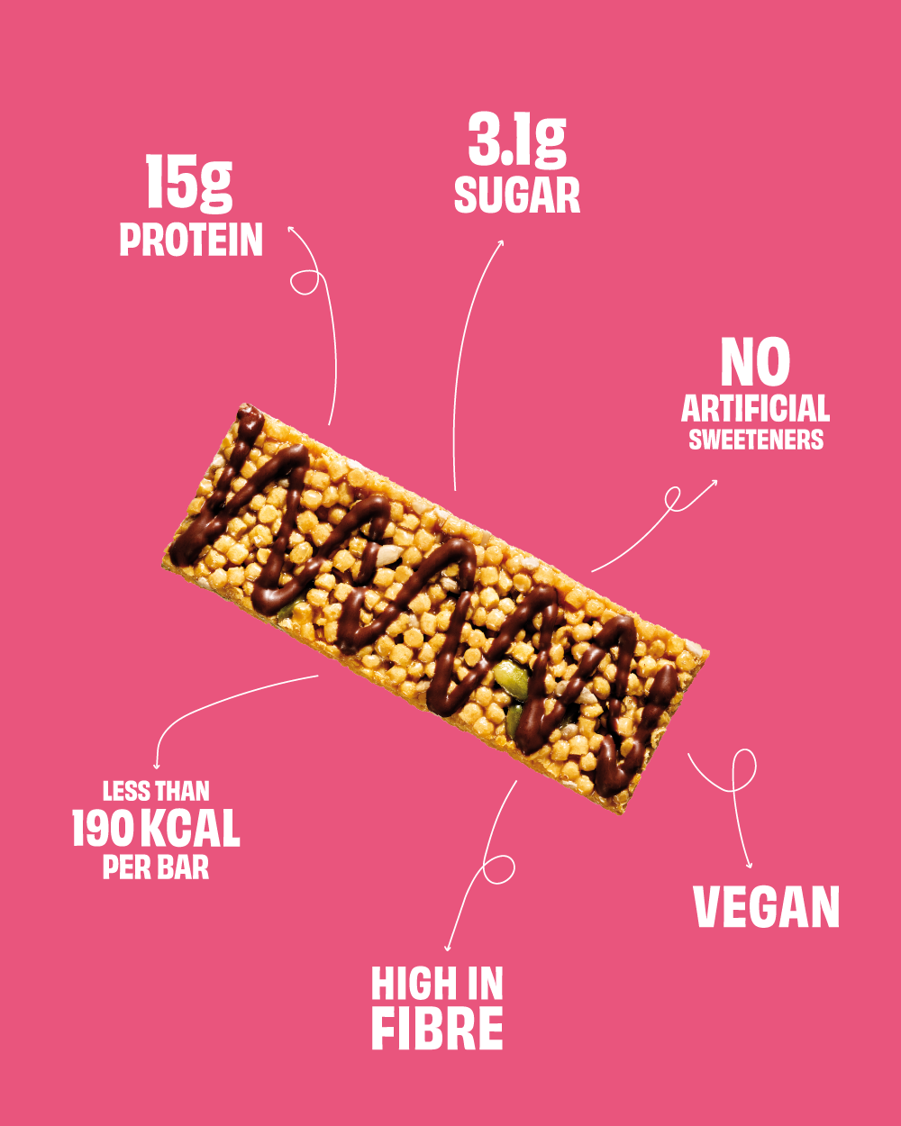 Protein Bar Caramel Fudge 50g