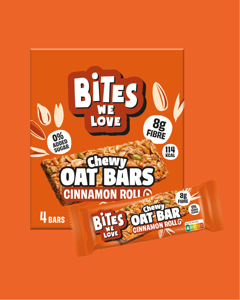 Chewy Oat Bar Cinnamon Roll 4*30g
