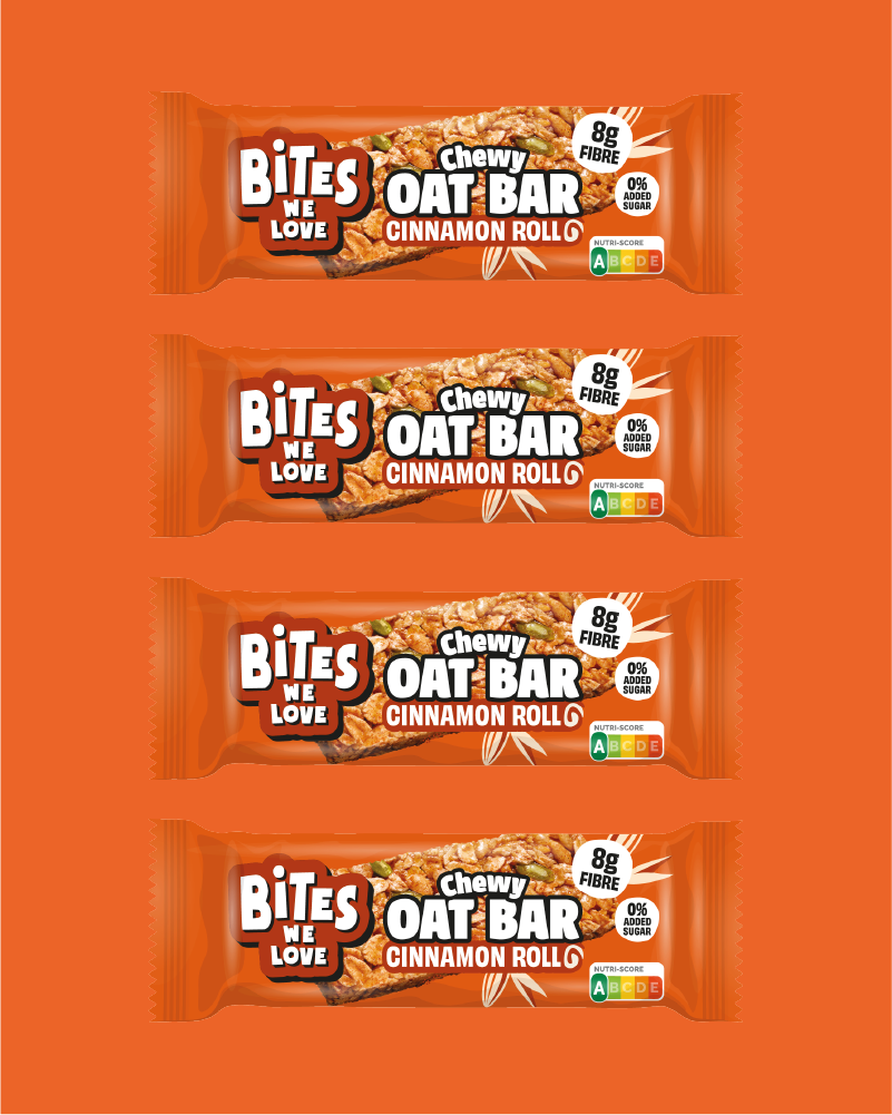 Chewy Oat Bar Cinnamon Roll 4*30g