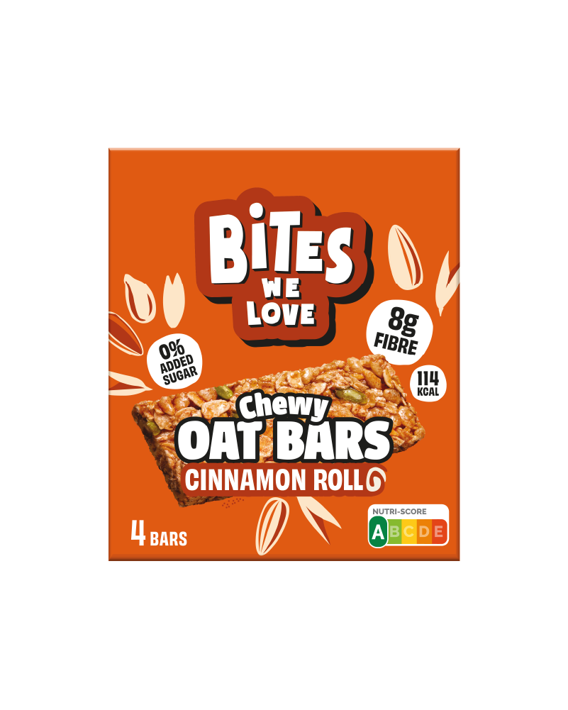 Chewy Oat Bar Cinnamon Roll 4*30g