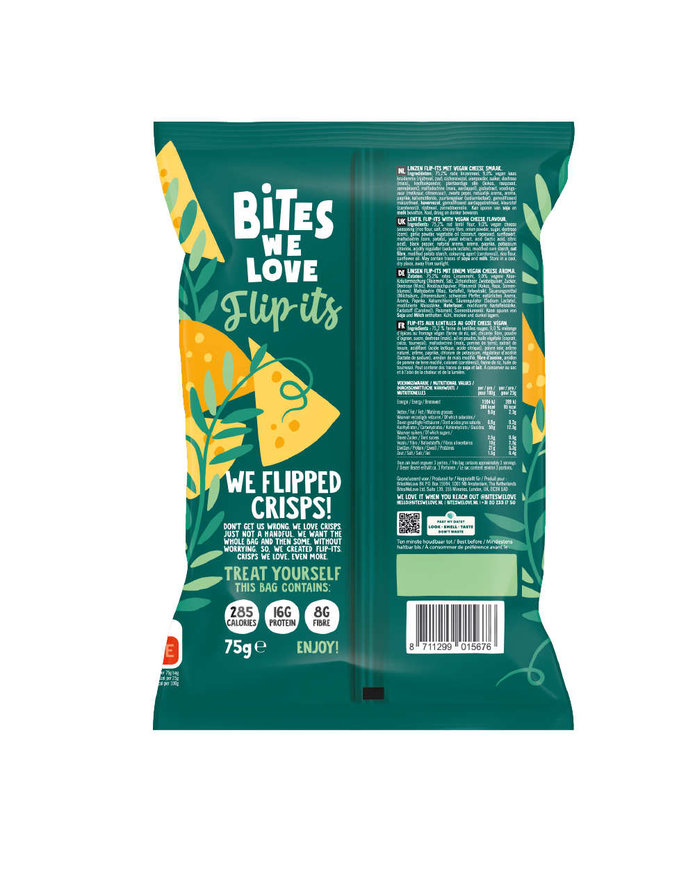 Lentil Puffs Vegan Cheese 75g