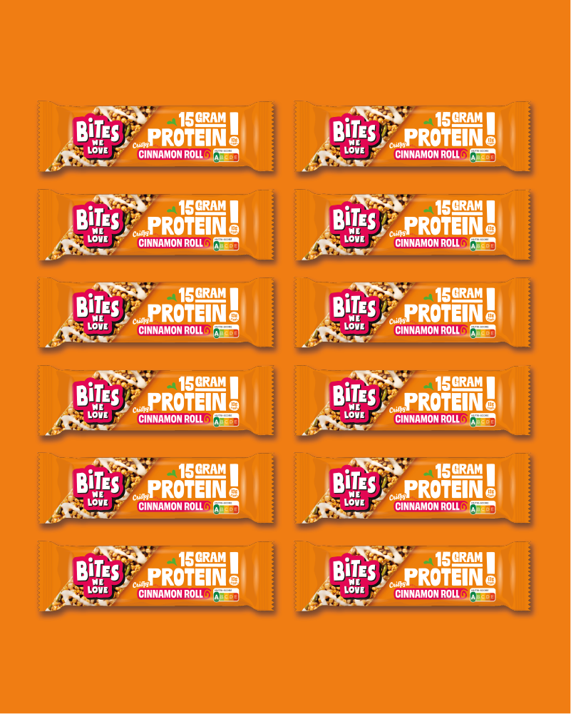 Protein Bar Cinnamon Roll Display Box 12*50g