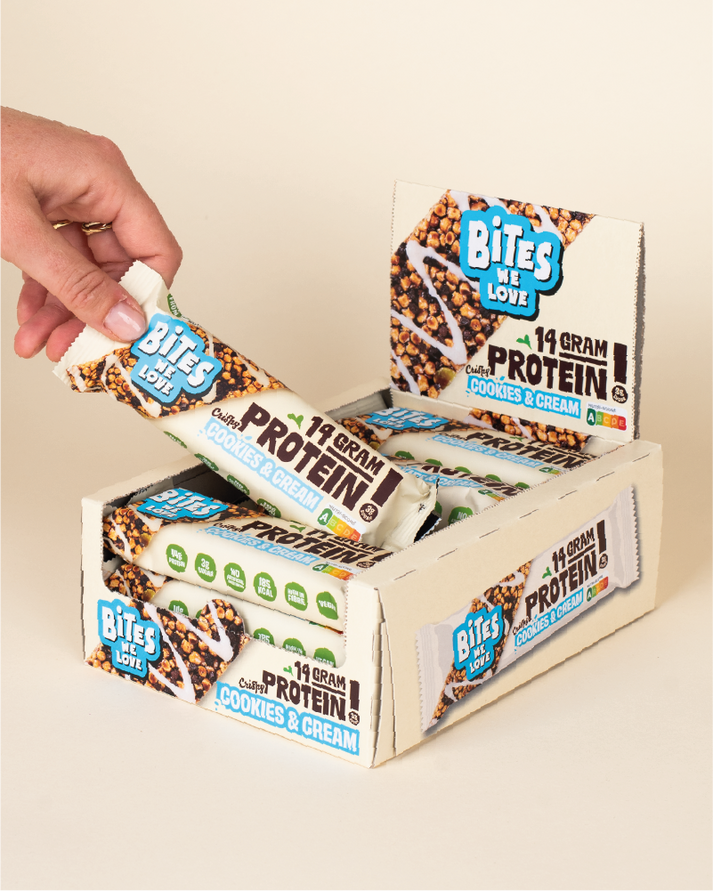 Protein Bar Cookies & Cream 50g – BitesWeLove
