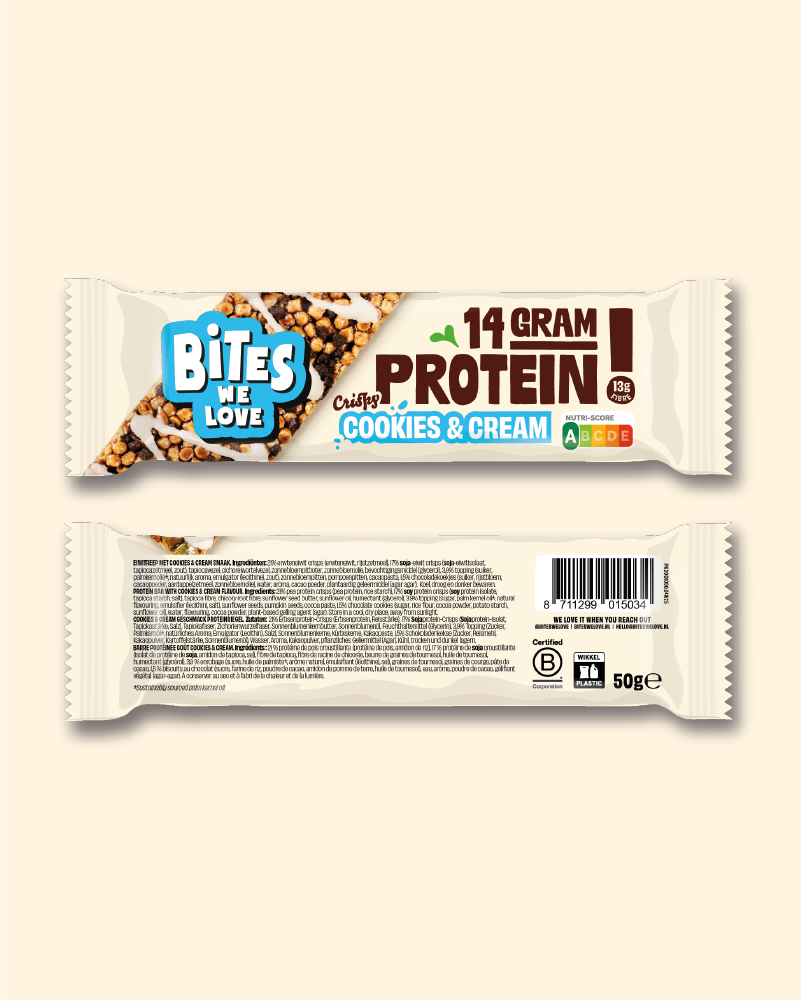 Protein Bar Cookies & Cream 50g
