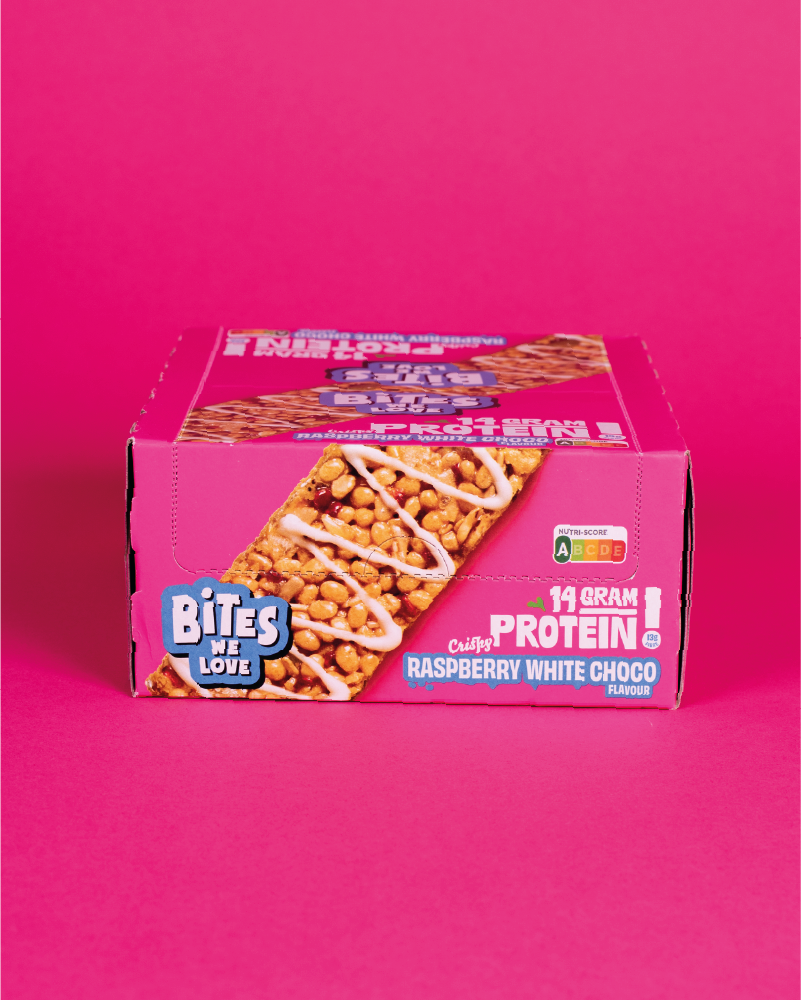 Protein Bar Raspberry White Chocolate 12*50g
