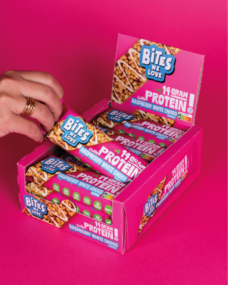 Protein Bar Raspberry White Chocolate 12*50g
