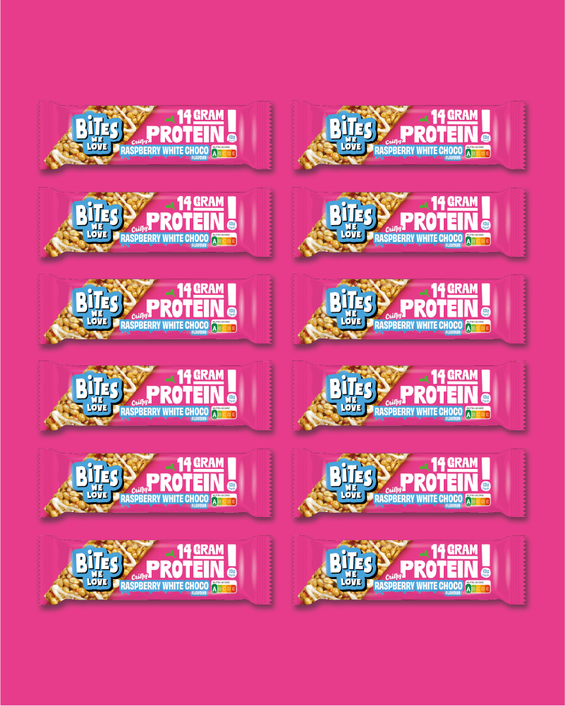 Protein Bar Raspberry White Chocolate 12*50g