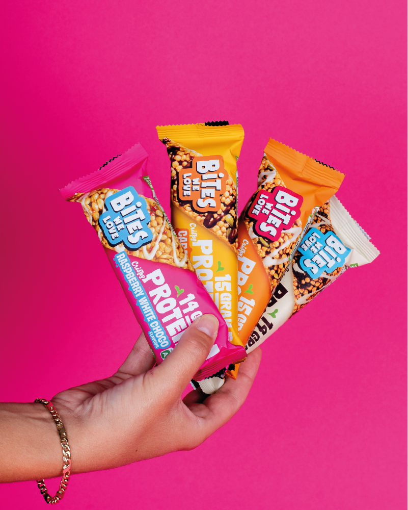Protein Bar Duo Bundle: Raspberry White Choco + Caramel Fudge