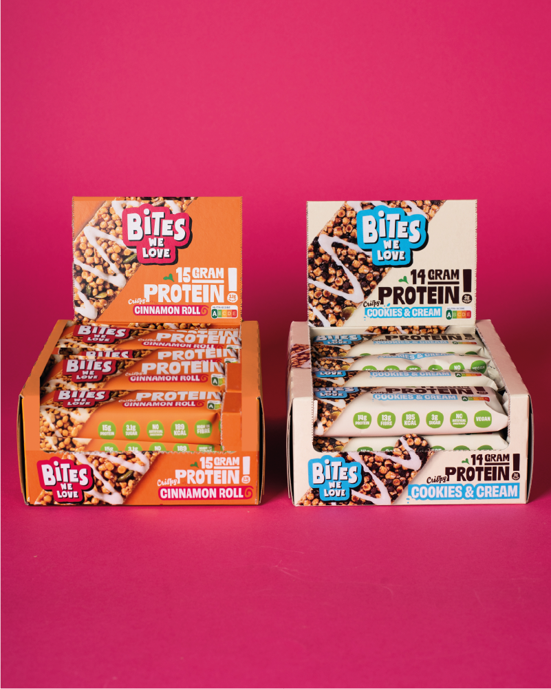Protein Bar Duo Bundle: Cinnamon Roll & Cookies & Cream